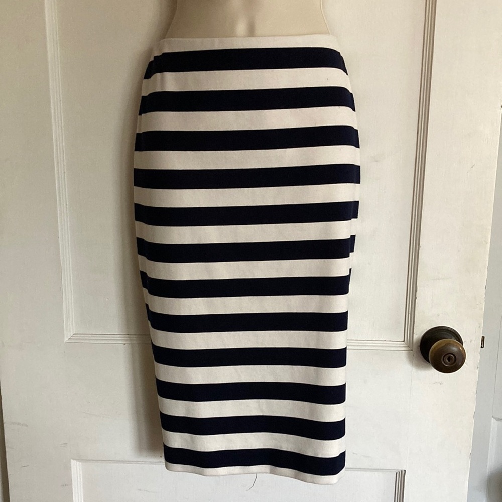 The Limited striped pencil skirt